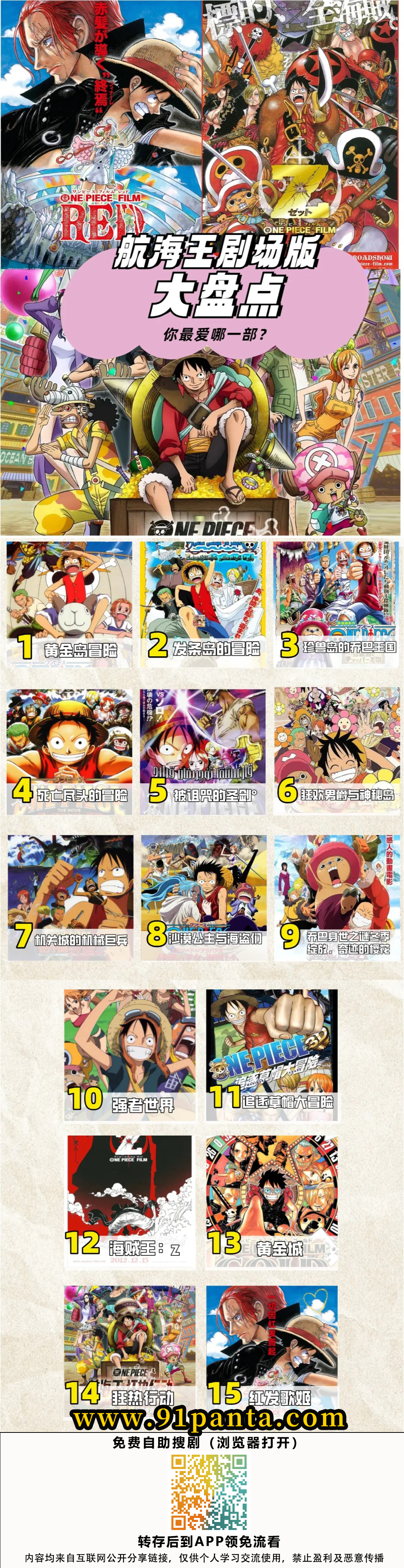 《海贼王》一次看个够4部海贼王剧场版+航海王红发歌姬献给歌迷们的海贼盛宴哪部是你心中的最佳.png